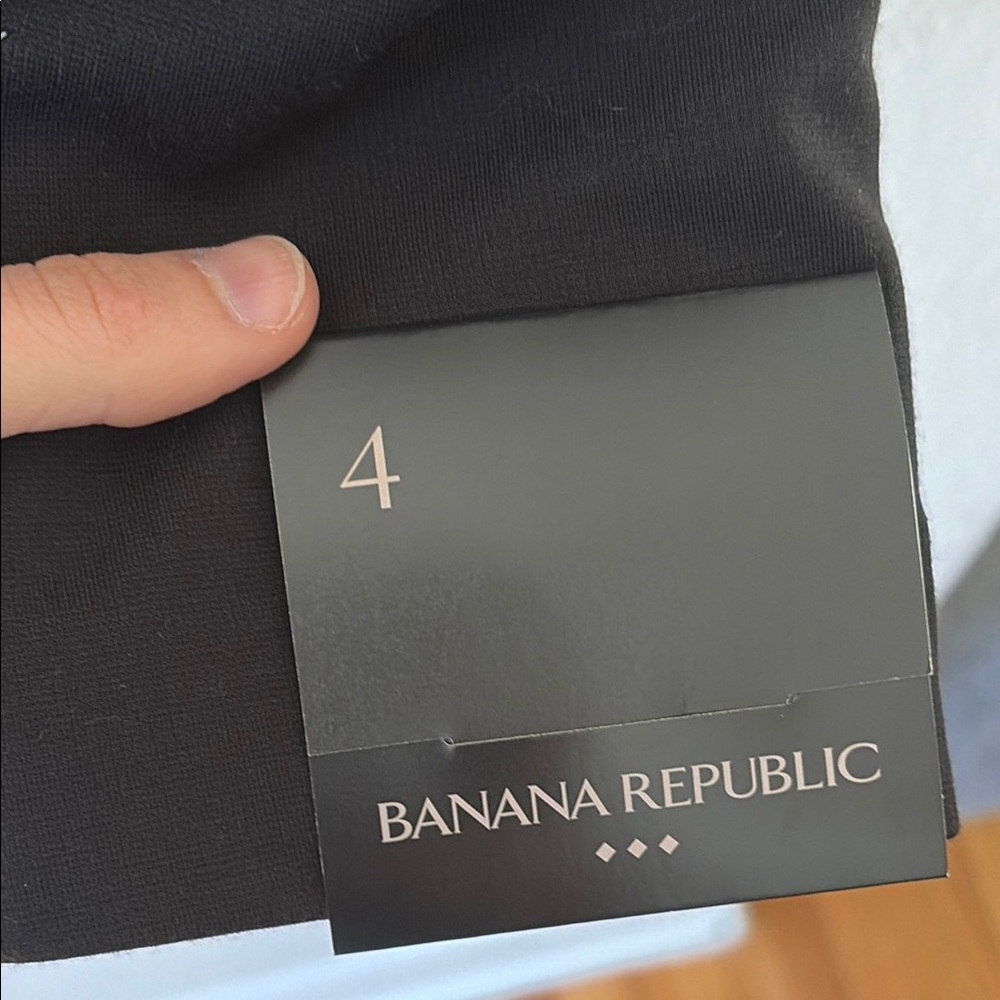 Banana Republic Black Collarless Single-Button Blazer - Picture 7 of 7